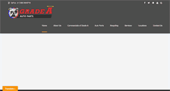 Desktop Screenshot of gradeaautoparts.com